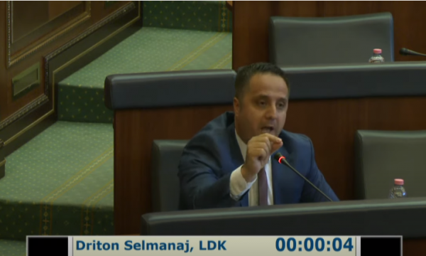 Deputeti i LDK-së, Driton Selmanaj në Kuvendin e Republikës së Kosovës