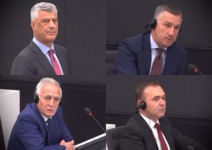 Foto nga gjykimi i Hashim Thaçit, Jakup Krasniqit, Kadri Veselit dhe Rexhep Selimit