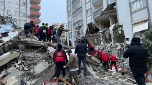 Shkatërrimet nga tërmetet në Kahramanmarash të Turqisë. 15 shkurt 2023.