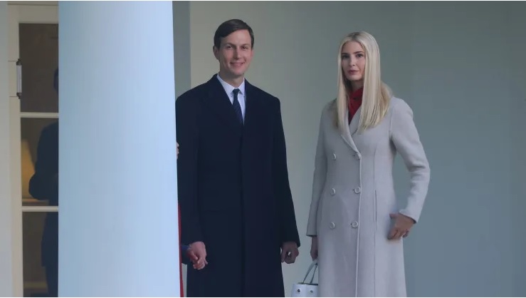 Ish-këshilltarët e lartë të Shtëpisë së Bardhë, Ivanka Trump dhe Jared Kushner. SHBA, 22 shtator 2020. Carlos Barria | Reuters