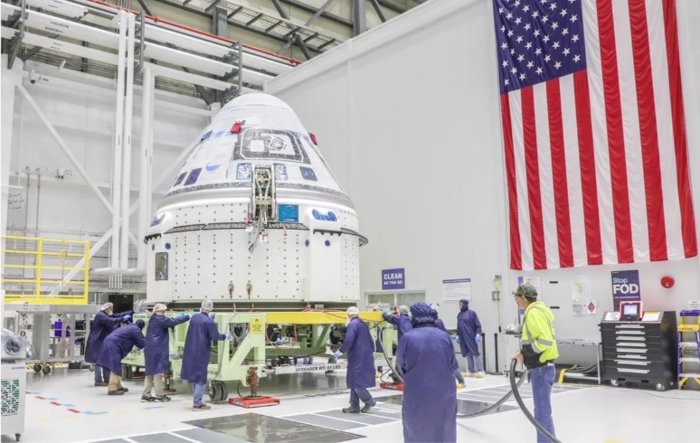 Anija kozmike CST-100 Starliner e Boeing. /Foto: NASA