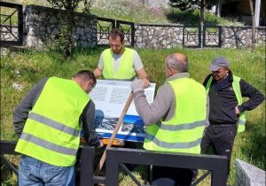 Tabela informuese për turistët në sitet kulturore në Shkodër