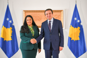 Kryeministri i Kosovës, Albin Kurti, ka pritur në takim Zëvendëspresidenten e Bankës Evropiane për Investime (EIB), Lilyana Pavlova