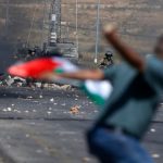Përleshjet mes palestinezëve dhe forcave izraelite në Ramallah. Foto: AFP