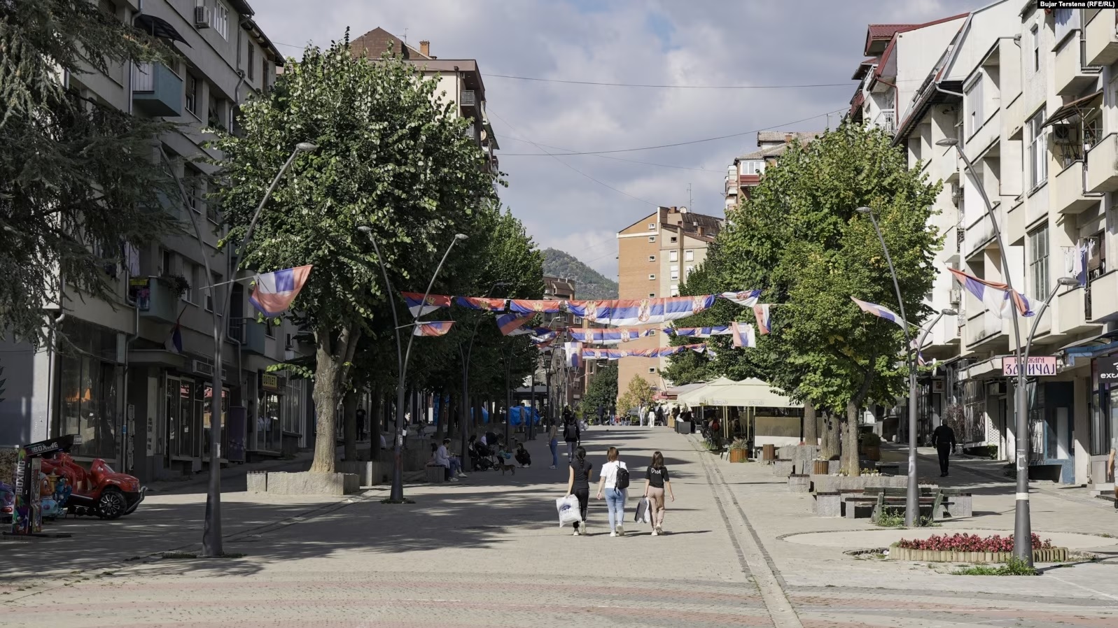 Pamje nga Mitrovica e Veriut.