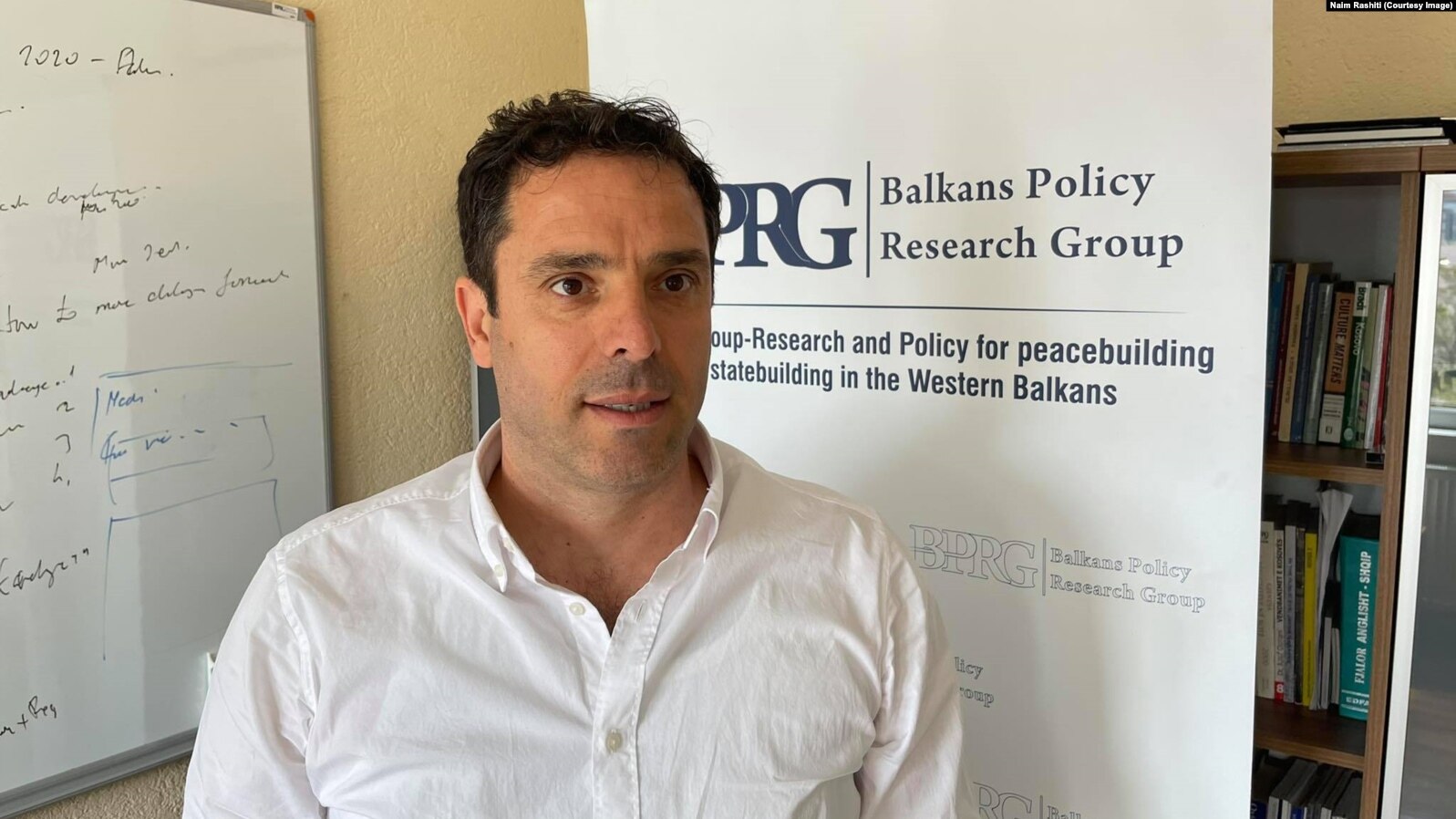 Naim Rashiti, drejtor i Grupit Ballkanik për Politika në Prishtinë.