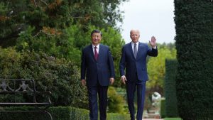 Presidenti amerikan, Joe Biden, dhe presidenti kinez, Xi Jinping