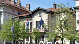 Ndërtesa e Ambasadës së Kroacisë në Beograd.