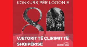 Hapet konkursi për Logon Kombëtare për 80-vjetorin e Çlirimit të Shqipërisë