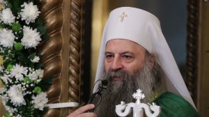 Kreu i Kishës Ortodokse Serbe, Porfirije.