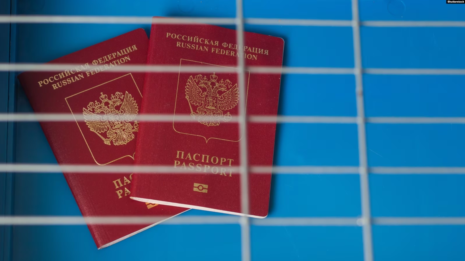 Pasaporte ruse të mbyllura në një kafaz.
