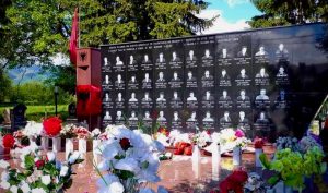 Përkujtimorja për të vrarët në Qyshk, Pavlan, Zahaq dhe Llabjan.