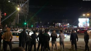 Pamje e orëve të vona të 17 majit në Bishkek.