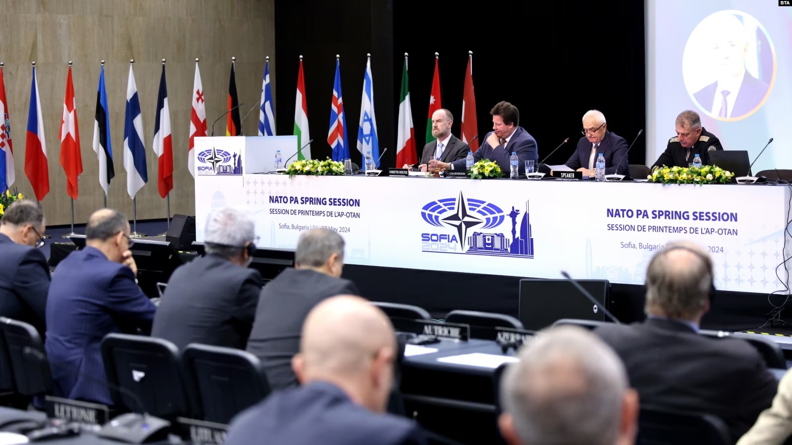 Mbledhja e Asamblesë Parlamentare të NATO-s. Sofje, 25 maj 2024.