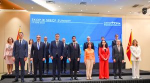Presidentja e Kosovës, Vjosa Osmani, sot ka marrë pjesë në samitin SEECP të mbajtur në Shkup ku kanë marrë pjesë edhe përfaqësues të vendeve të rajonit