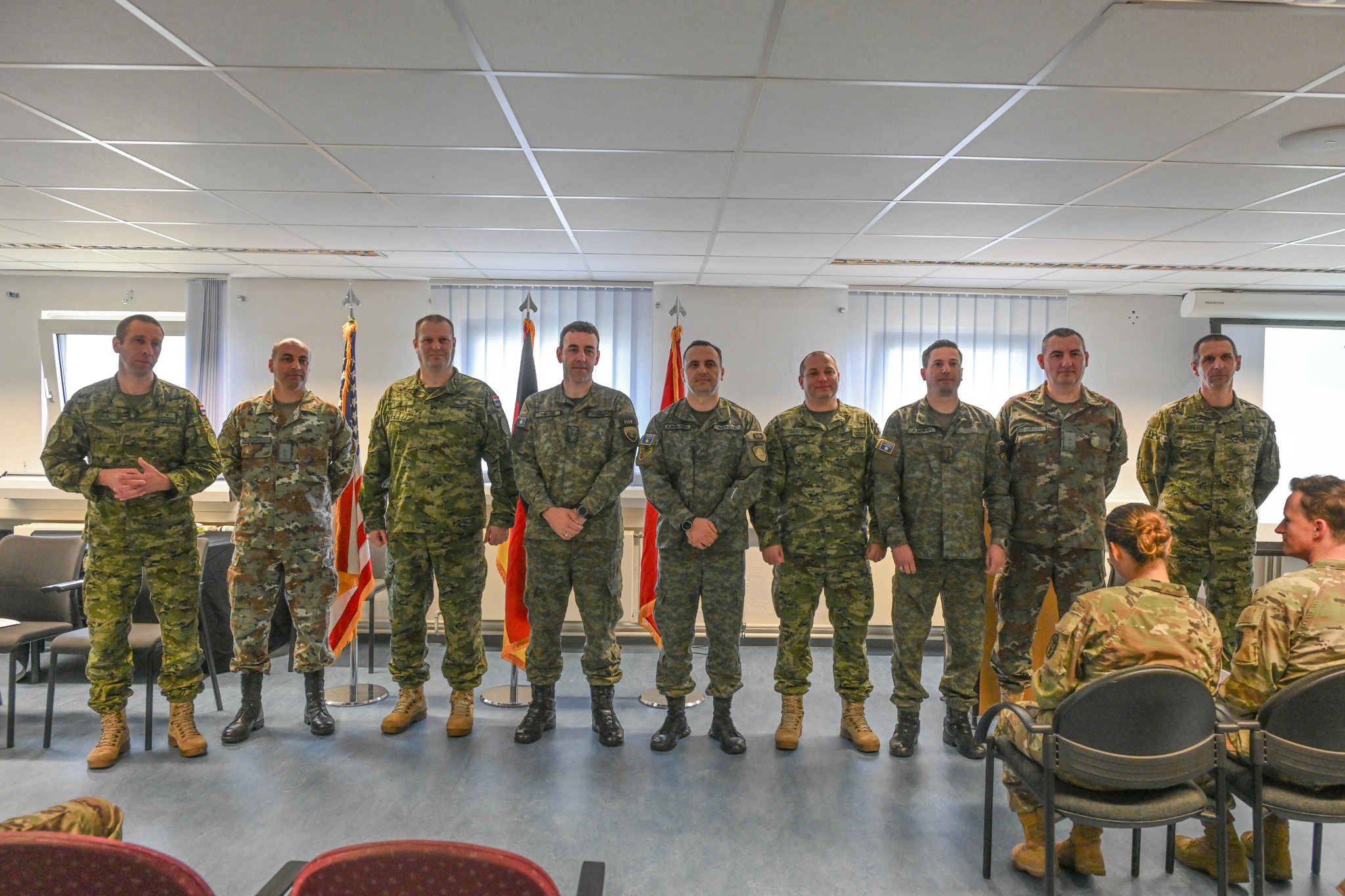 Tre oficerë të FSK-së diplomojnë në Kolegjin CGSC të ushtrisë amerikane