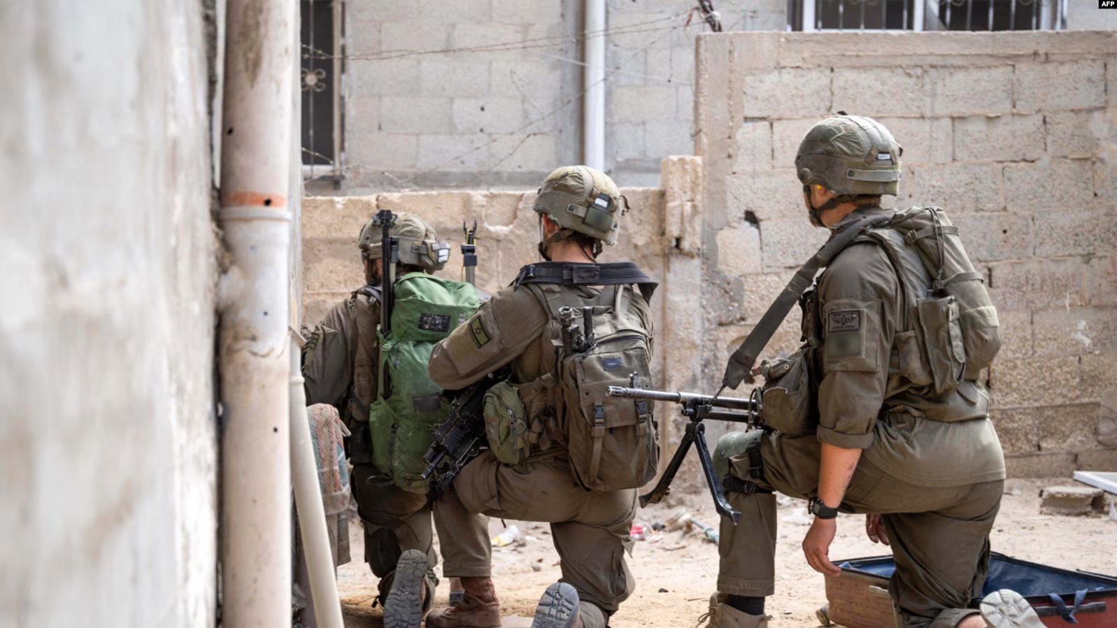 Ushtarët izraelitë gjatë operacionit në Gazë, e publikuar nga ushtria izraelite më 20 qershor, 2024/AFP