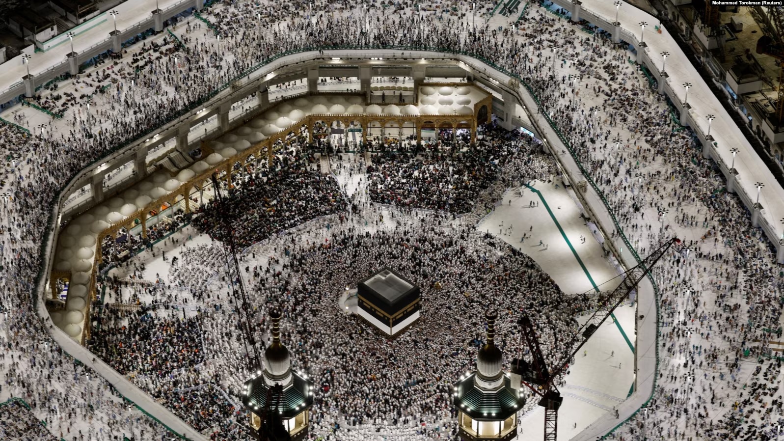 Pamje nga lart e Qabesë në Mekë, Arabi Saudite, qershor 2024.