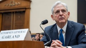 Prokurori i përgjithshëm Merrick Garland duke folur gjatë seancës dëgjimore në Komisionin për Gjyqësorin në Dhomën e Përfaqësuesve (4 qershor 2024)
