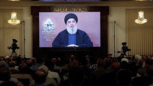 Udhëheqësi i grupit militant Hezbollah në Liban paralajmëron Izraelin kundër zgjerimit të luftës