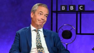 Nigel Farage, lider i partisë britanike kundër migrimit