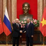 Presidenti rus, Vladmir Putin, dhe ai i Vietnamit, To Lam. 20 qershor 2024.