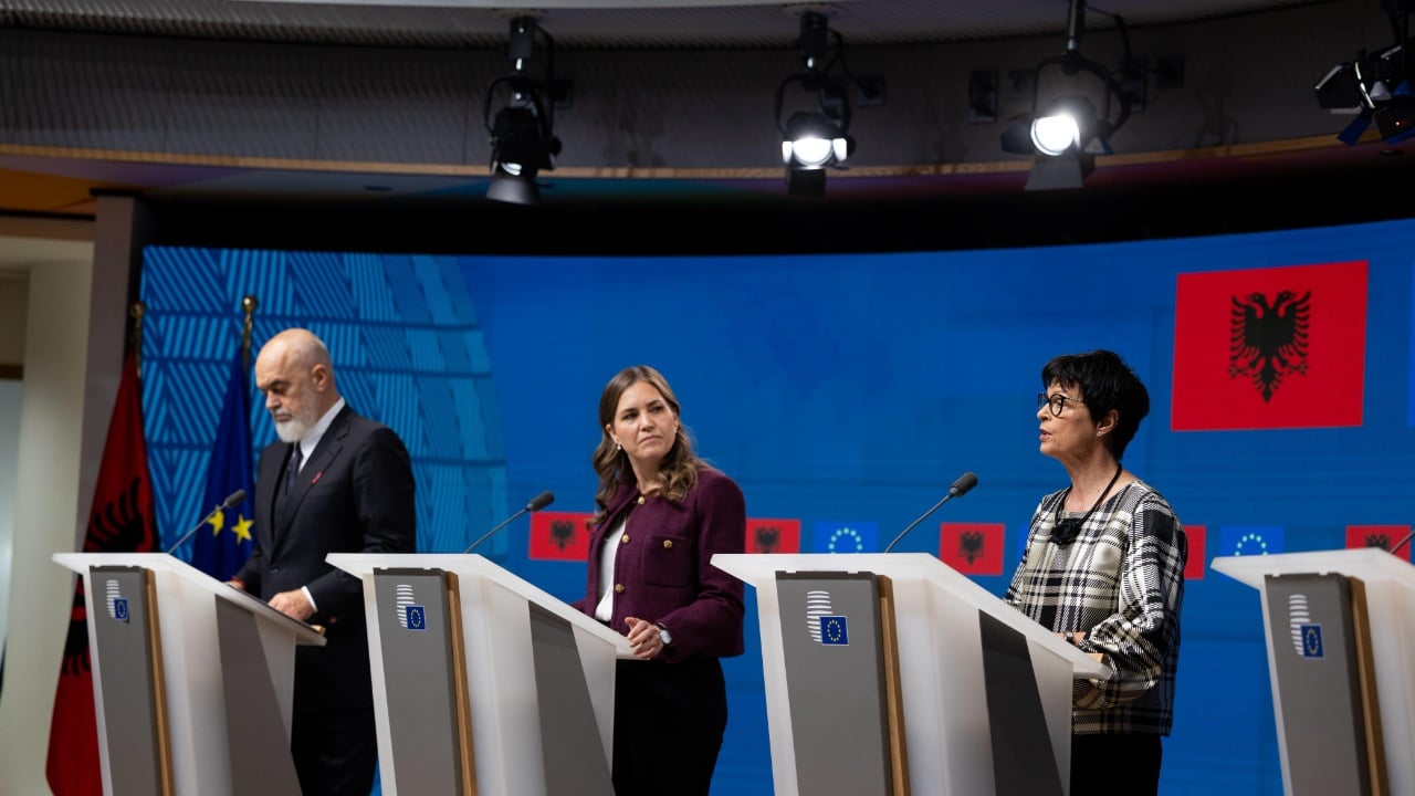 Konferenca Ndërqeveritare BE  Shqipëri  Marta Kos  Shqipëria ka bërë përparim të shkëlqyer  reformat janë çuar përpara