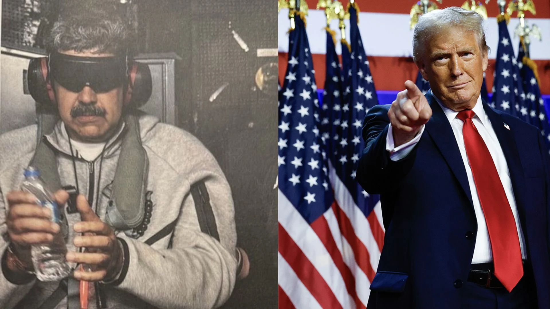 SHBA goditi bazat ushtarake të Venezuelës dhe arrestoi presidentin Maduron  Trump në konferencë për shtyp  Vendin do e qeverisim ne  Paralajmëron edhe politikanët venezuelianë