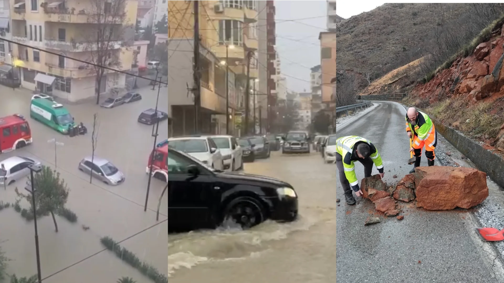 Shqipëria nën ujë  përmbytje në Durrës  Lezhë dhe Kukës  Pezullohet mësimi  nis evakuimi i familjeve  Bllokohen tragetet