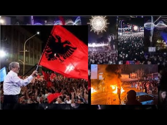 Nis protesta e Partisë Demokratike  Mbështetësit e opozitës mblidhen para Kryeministrisë