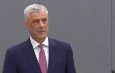 Hashim Thaçi në Hagë  I vetmi pushtet që kisha  zëri im 