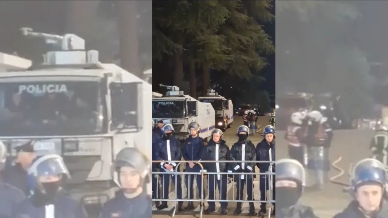 Nis protesta e opozitës  Berisha mbërrin para Kryeministrisë  Policia nuk merr përsipër zhvillimin e tubimit