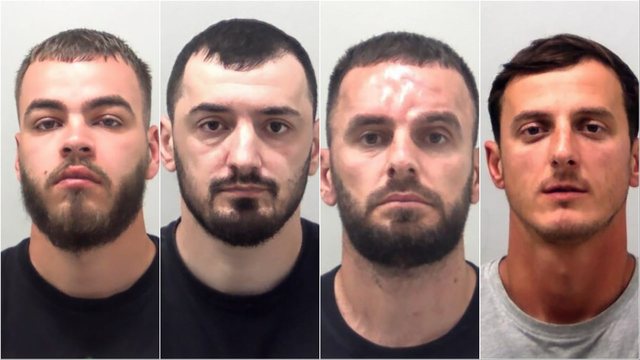 Fituan mbi 500 mijë paund nga shtëpitë e barit  4 shqiptarë në Angli dënohen me 11 vite burg