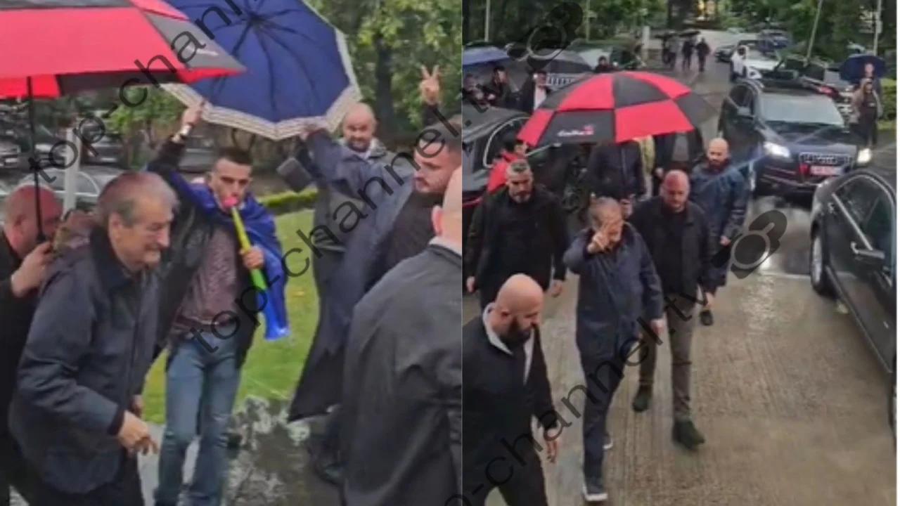 Protesta e PD pa fjalime  policia në gatishmëri për mbarëvajtjen  Berisha pritet në seli nga mbështetësit
