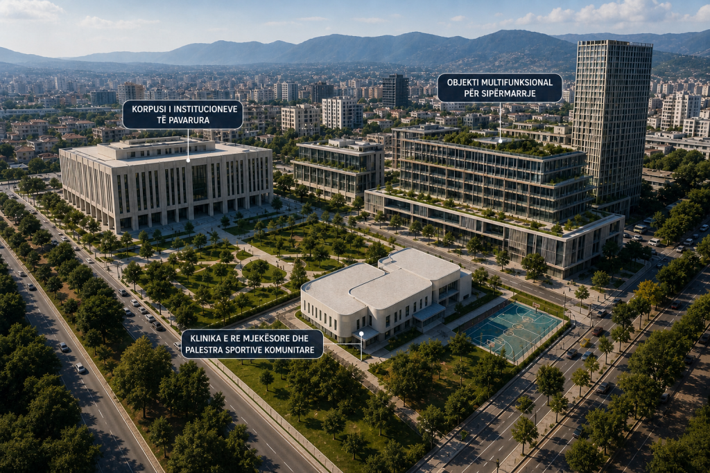 E nisi me 45  në projektet e tjera  Korporata ul në 35  sipërfaqen për shtetin në thirrjen për  Korpusin e Institucioneve 