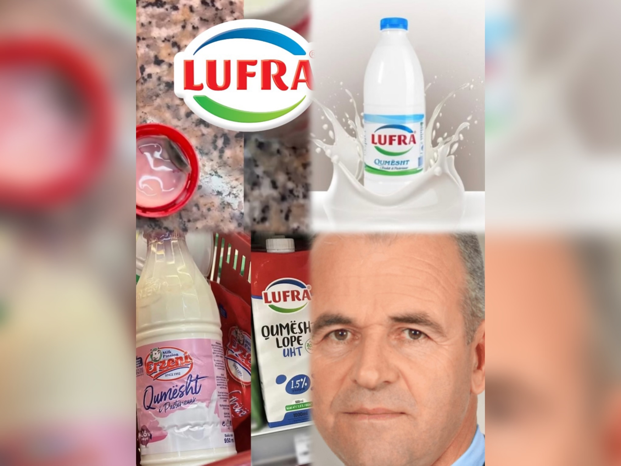 Produktet e  Lufrës  na rrezikojnë shëndetin  Kosi dhe qumështi dyshohen të kontaminuara  përmbajtje aflatoksine  vaj palme e niseshte