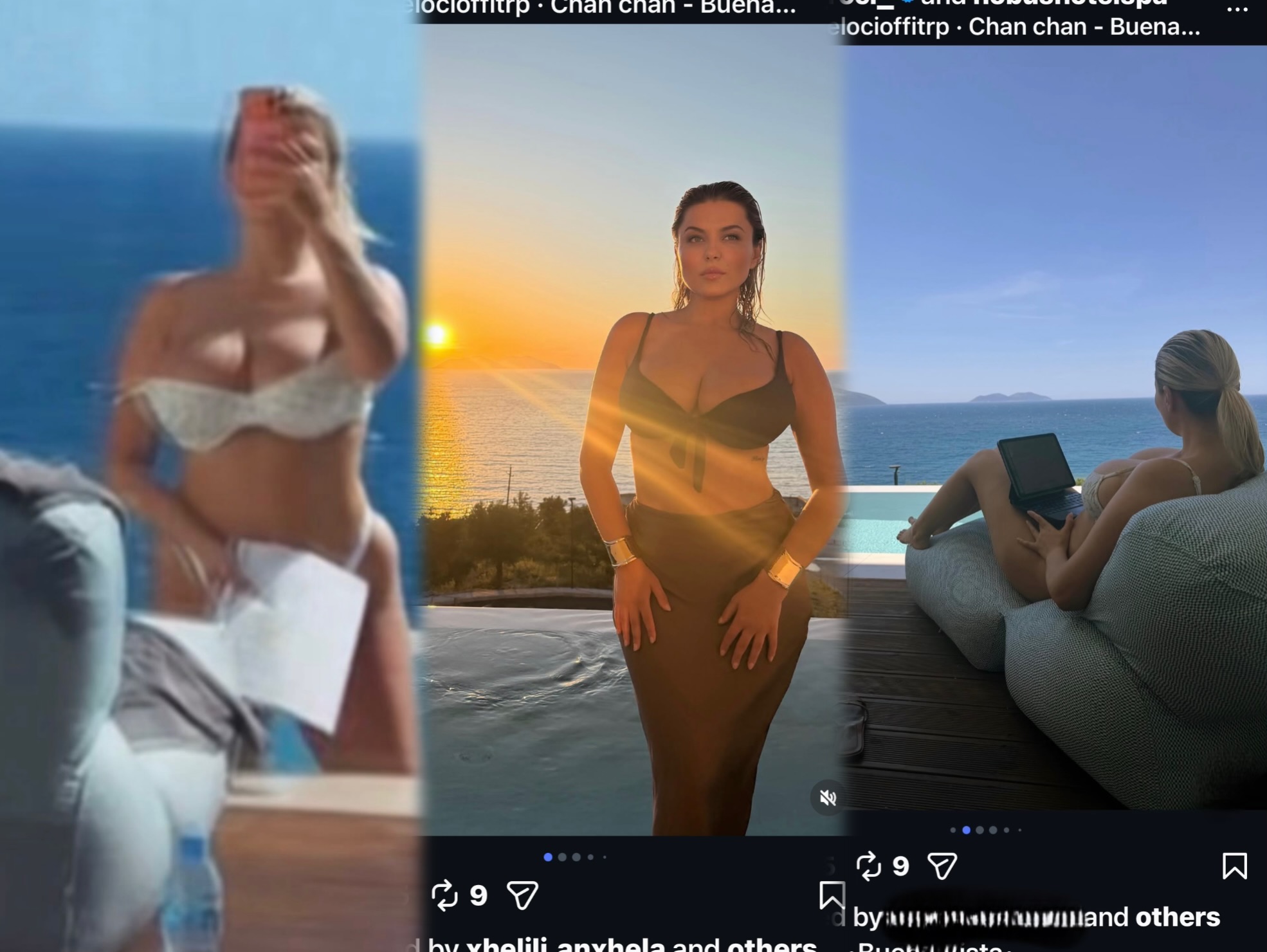 Rike Roçi tregon format  modelja poston fotot e nxehta nga pushimet në Vlorë