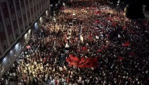 Protesta në Tiranë