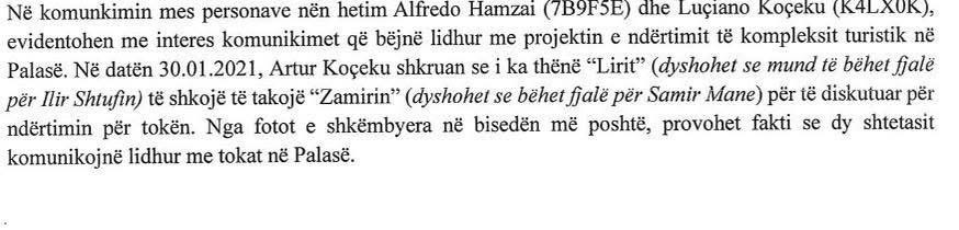 Samir Mane në dosjen e SPAK