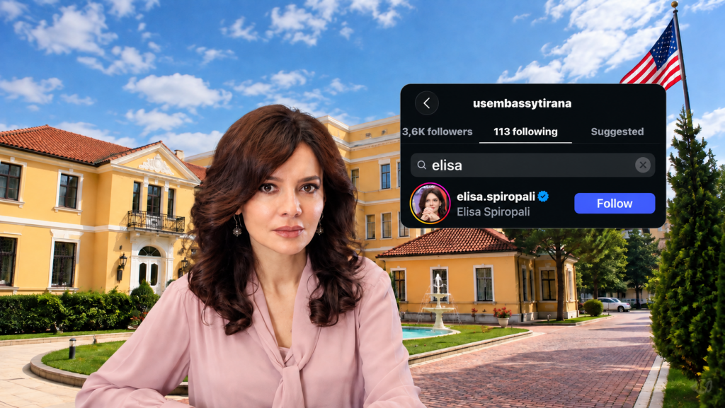 Elisa Spiropali  politikania e vetme shqiptare që ndiqet në Instagram nga Ambasada e SHBA  Rastësi apo mesazh 
